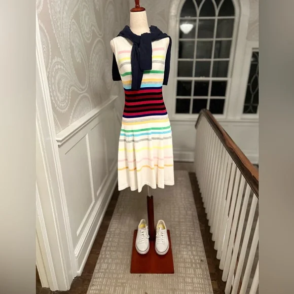 Milly Fit & Flare Dress • Size P - Picture 2 of 8